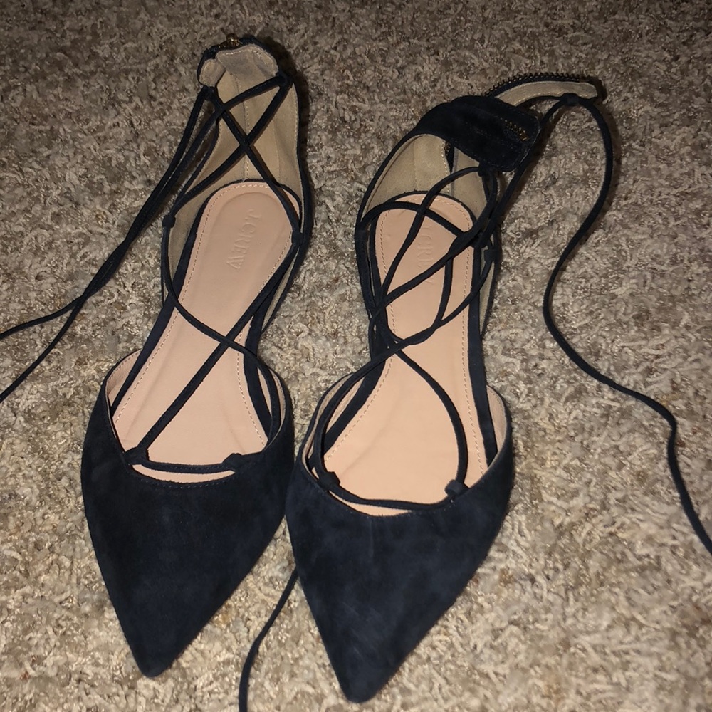 J.Crew tie-up sandals